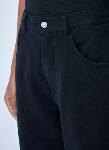 MM6 Maison Margiela Wide-Leg Pants Black mmm0264008
