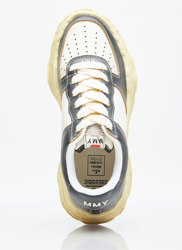 Maison Mihara Yasuhiro ウェイン OG ヴィンテージソール レザースニーカー ブラック mmy0154020