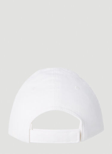 Balenciaga Piercing Logo Cap White bal0253030