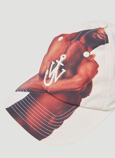 Feel Free Baseball Cap JW Anderson Feel Free Baseball Cap White jwa0354002