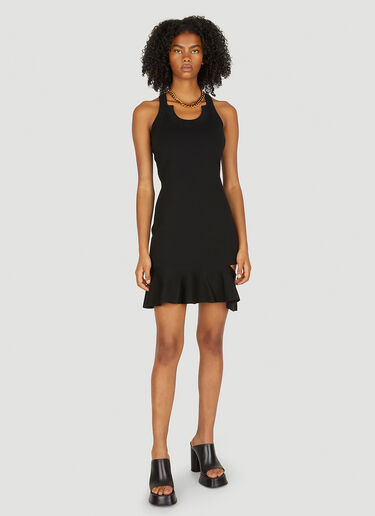 Burberry Split Hem Mini Dress Black bur0249029