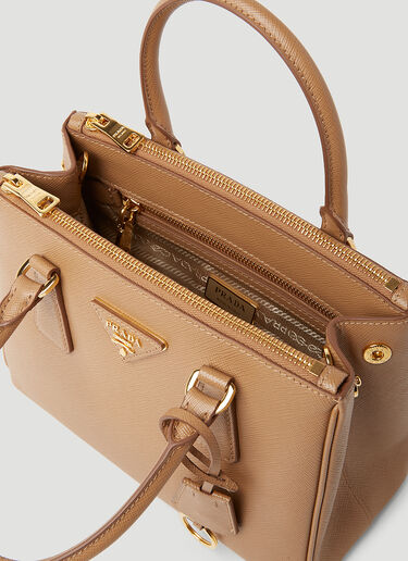 Prada Small Galleria Handbag Brown pra0254028