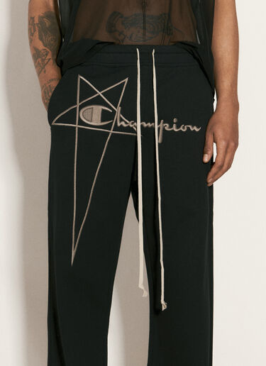 Rick Owens x Champion Dietrich Drawstring Track Pants Black roc0157006