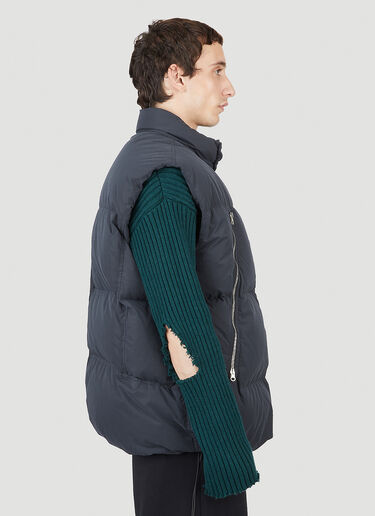 Puffer Gilet Jacket MM6 Maison Margiela Puffer Gilet Jacket Black mmm0151005