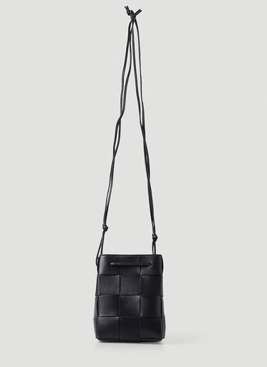 Small Casette Bucket Crossbody Bag Bottega Veneta Small Casette Bucket Crossbody Bag Black bov0247129