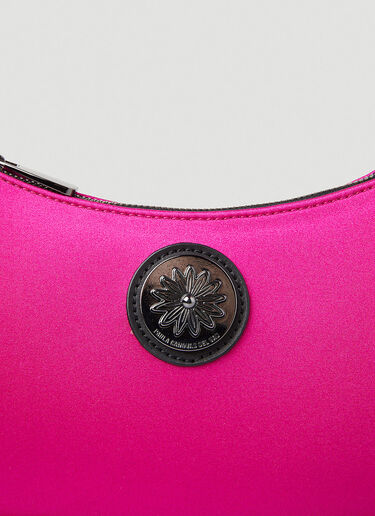 Paula Canovas del Vas Carmen Floral Embossed Shoulder Bag Pink pcd0248011