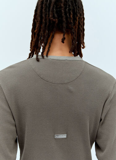 Acne Studios Long Sleeve T-Shirt Grey acn0155021