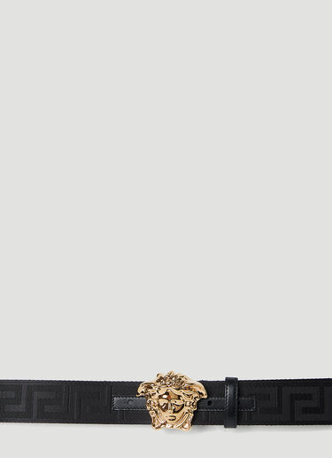 Greca La Medusa 腰带 Versace Greca La Medusa 腰带 黑色 ver0153034