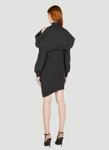 インバーテッド ハイネックミニドレス Alexander Wang インバーテッド ハイネックミニドレス ブラック awg0251009