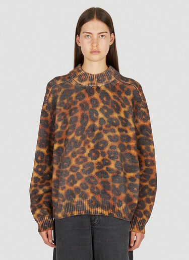 Meryll Rogge Leopard Print Jumper Brown rog0250012