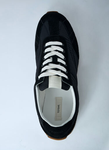 TOTEME Signature Sport Low-Top Sneakers Black tot0263057