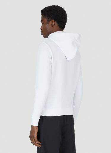 Saint Laurent Rive Gauche Hooded Sweatshirt White sla0147022