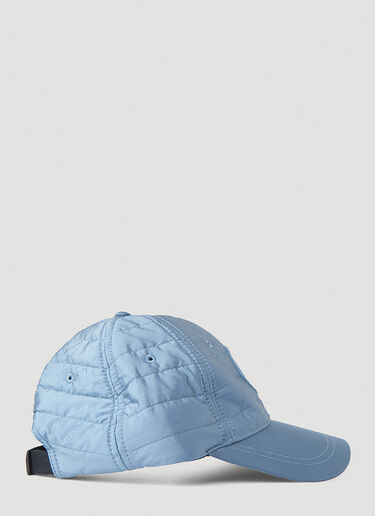 Stone Island Compass Patch Quilted Baseball Cap Blue sto0150089
