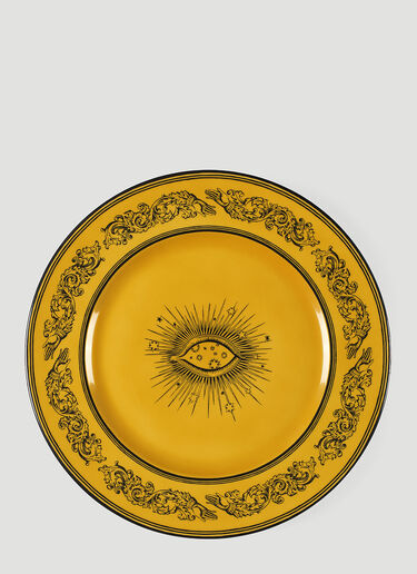 Gucci Set of Two Star Eye Charger Plates Yellow wps0670016