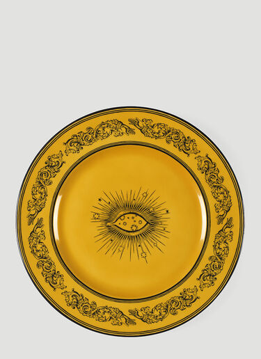 Set of Two Star Eye Charger Plates Gucci Set of Two Star Eye Charger Plates Yellow wps0670016
