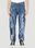 VETEMENTS Drop 6 Waves Jeans Blue vet0151002