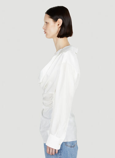 Cowl Neck Shirt Alexander Wang Cowl Neck Shirt White awg0252007