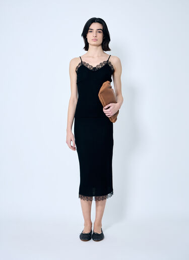 The Row Indira Skirt Black row0259010