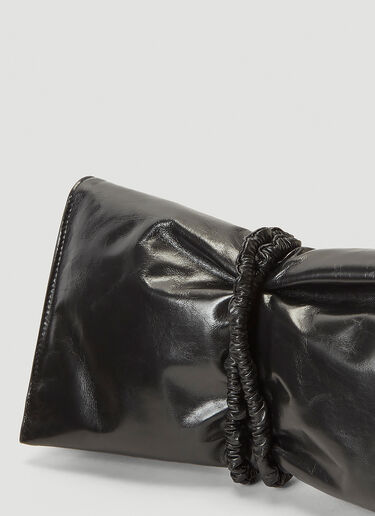 Bottega Veneta Leather Clutch Bag Black bov0241072