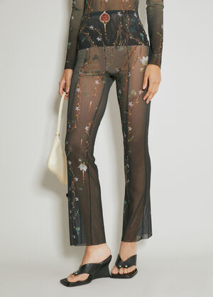 DI PETSA Fig Tree Mesh Pants Black dip0254001