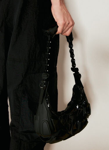 Innerraum Small Object M02 Half Moon Shoulder Bag Black inn0356003