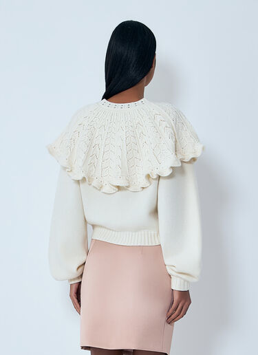 Chloé Wool-And-Cashmere-Blend Cardigan White chl0263032