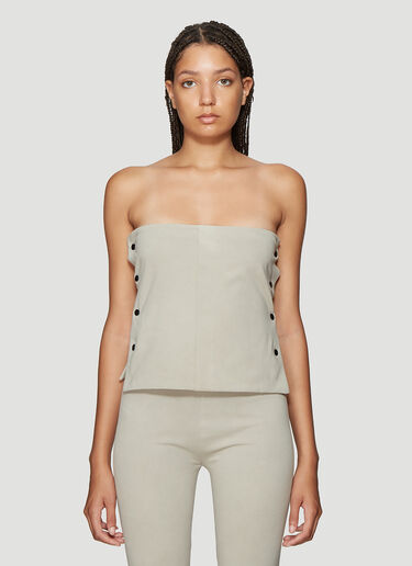 Roni Ilan Mud Dyed Top Beige ron0238004
