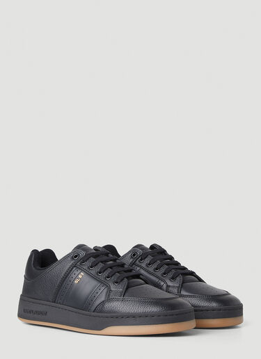 Saint Laurent SL/61 Leather Sneakers Black sla0147031