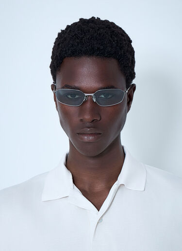 Invisible 2.0 Oval Sunglasses Balenciaga Invisible 2.0 Oval Sunglasses Blue bal0163033