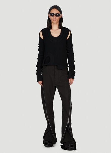 Rick Owens Banana Knit Sweater Black ric0153020