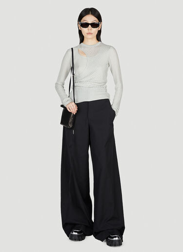 Ann Demeulemeester Iduna Top Grey ann0252011