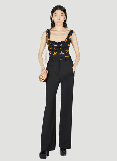 Vivienne Westwood Hebo Vest Top Black vvw0252008