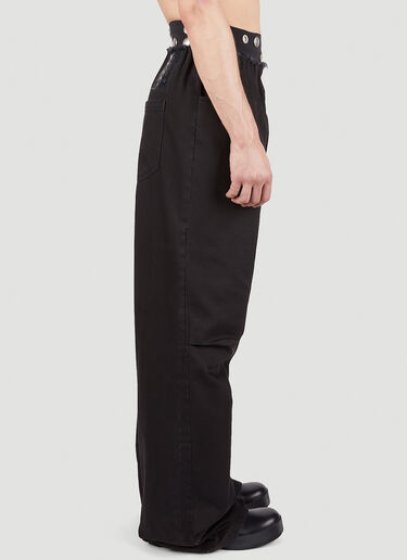 Raf Simons Eyelet Jeans Black raf0151008