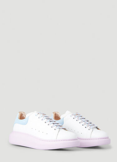 Alexander McQueen Oversized Colour Block Sneakers White amq0247091