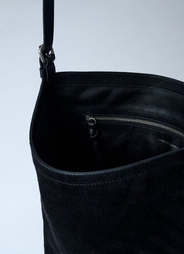 Suede Shoulder Bag Dries Van Noten Suede Shoulder Bag Black dvn0162032