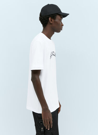 Moncler 徽标印花 T 恤 白色 mon0155028