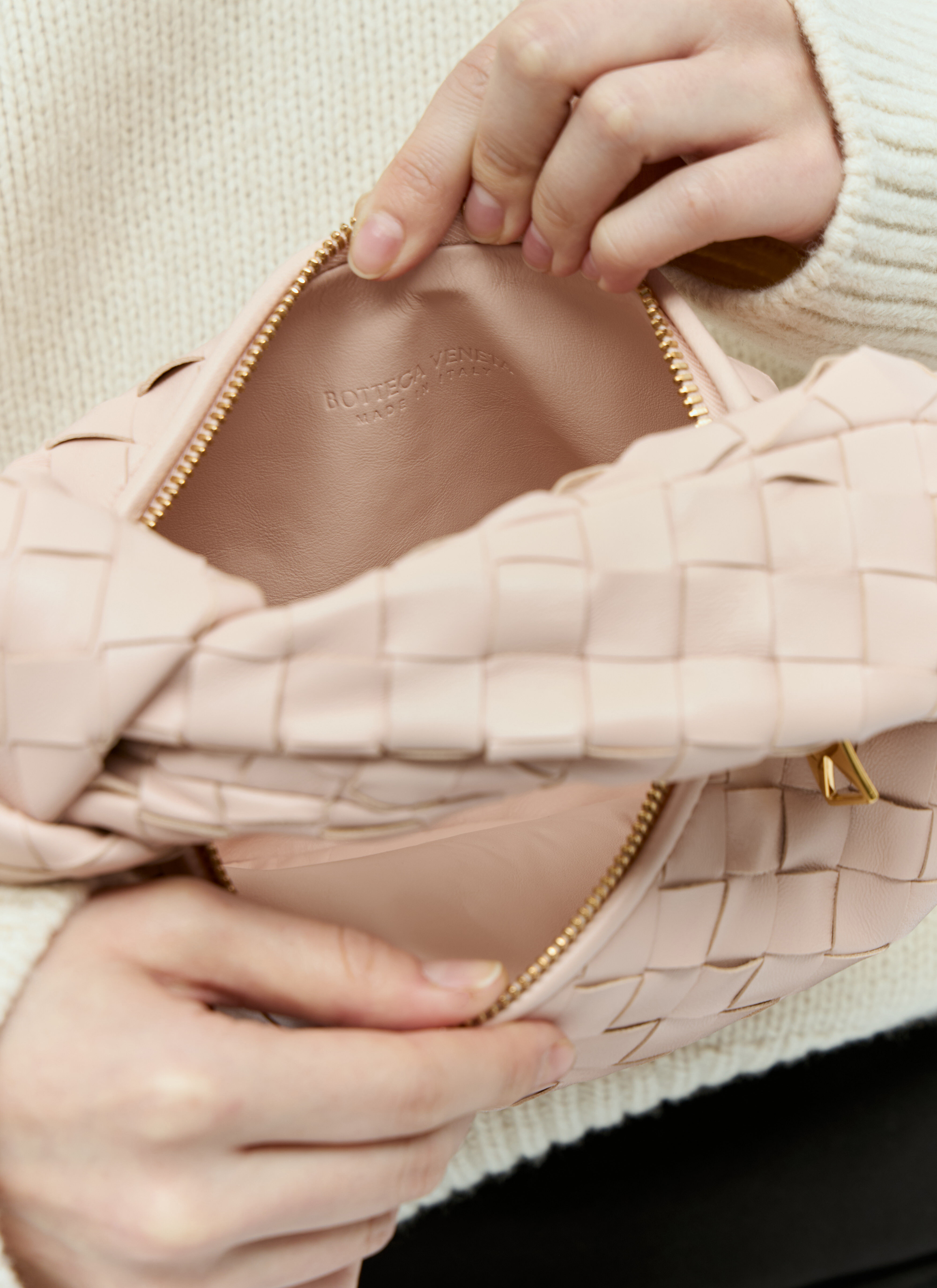 Bottega veneta mini jodie pink outlet