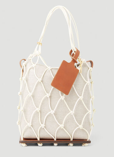 Jacquemus Le Petit Filet Pralu 手提包 米色 jac0251076