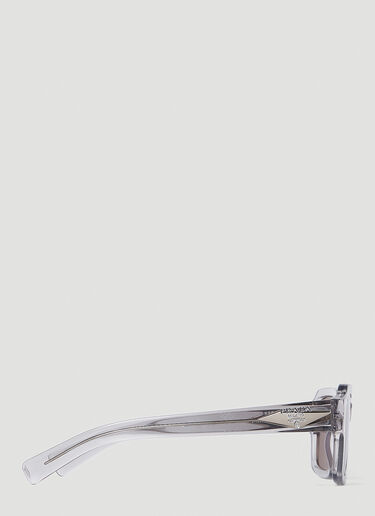 Prada Rectangle Frame Sunglasses Transparent lpr0151003