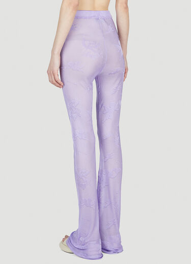 Marco Rambaldi Sheer Trousers Purple mra0252017