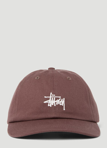 Stüssy 刺绣徽标棒球帽 棕 sts0152028