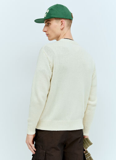 로우 고지 니트 스웨터 Human Made 로우 고지 니트 스웨터 베이지 hmd0156018
