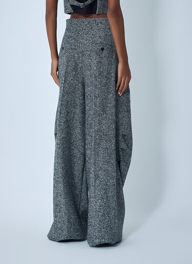 Max Mara Tailored Wool-And-Silk Pants Grey max0262006