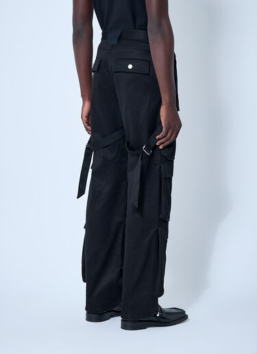 Mugler Multiple Pocket Cargo Pants Black mug0160003