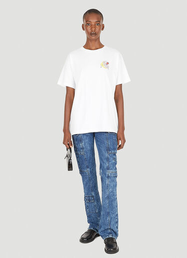 Sky High Farm Workwear Perennial Will Sheldon 印花T恤 白 skh0350016