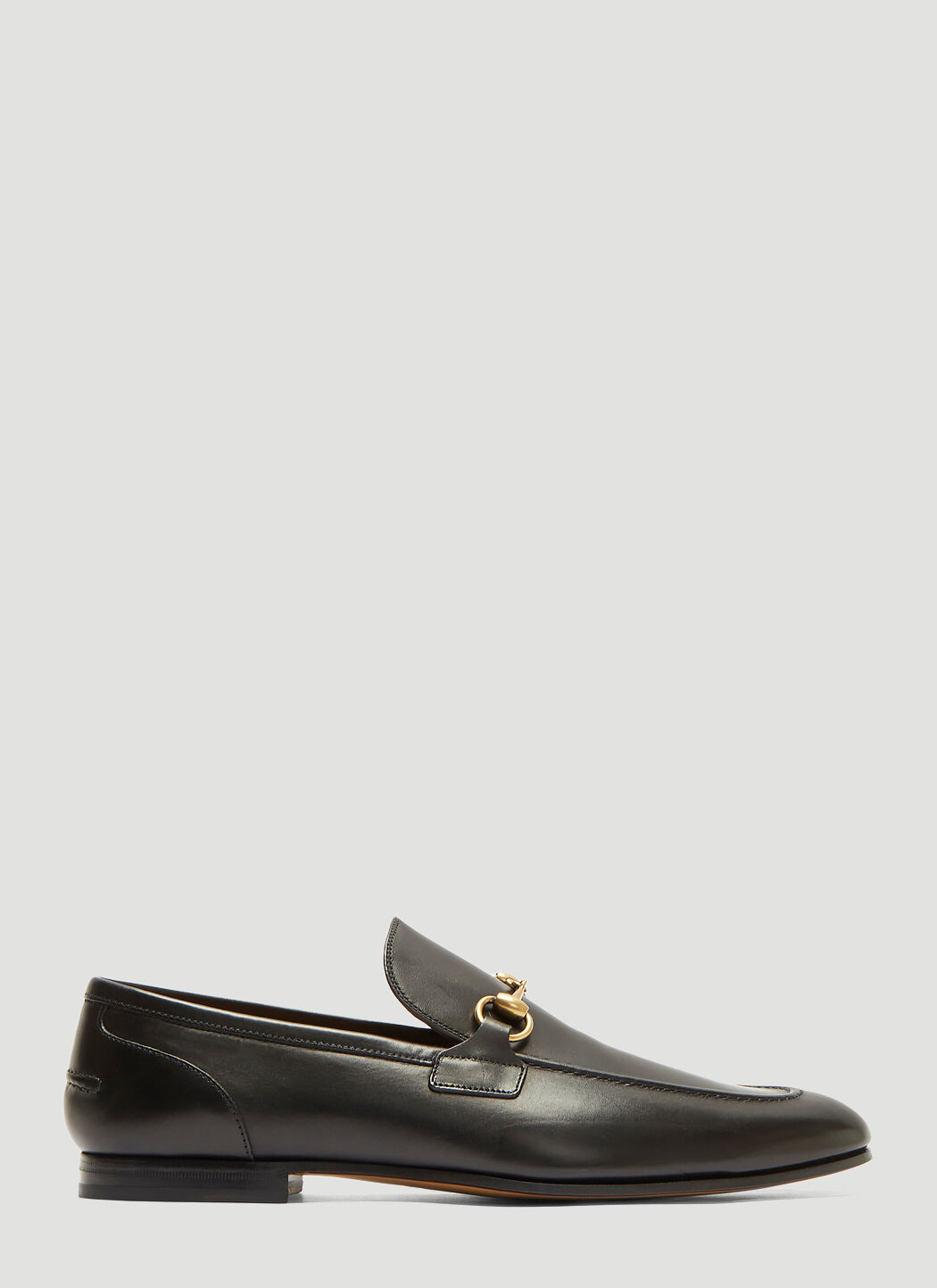 Gucci Jordaan Leather Loafers Black guc0132039