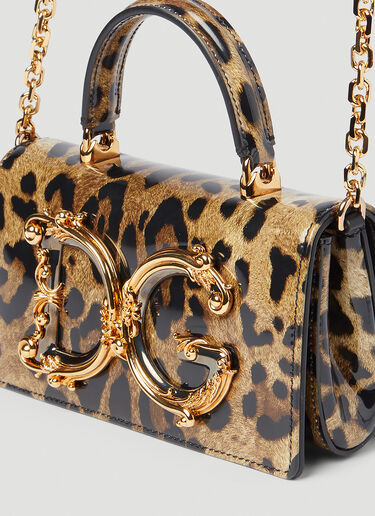 Dolce & Gabbana DGガールズ ミニハンドバッグ ブラウン dol0254016