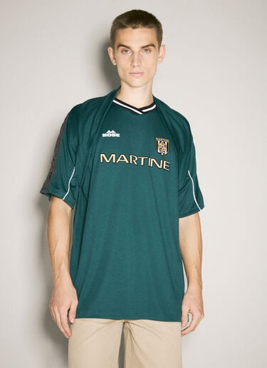 Celebration Football T-Shirt Martine Rose Celebration Football T-Shirt Green mtr0358002