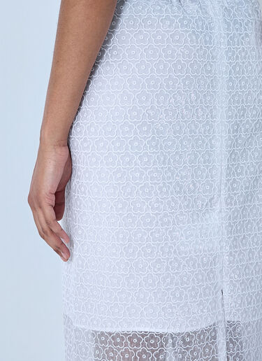 Cecilie Bahnsen Cbdonna Skirt Windflower Emb White cec0264006