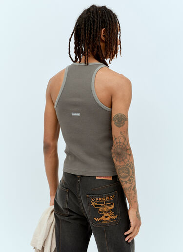 Acne Studios 华夫格背心上衣  灰色 acn0155022